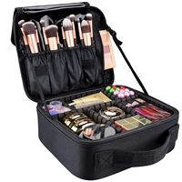 UNIQ Makeup resväska - Kosmetisk väska för all din makeup - Svart