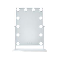 UNIQ New york Mega - Sminkspegel 12 LED lampor - Vit