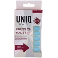 UNIQ Click On / Press On Manicure Naglar - Baby Blue - 24 st