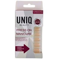 UNIQ Click On / Press On Manicure Naglar - Franska naglar - 24 stk