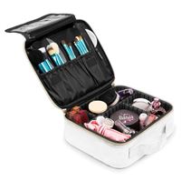 UNIQ Makeup resväska - Kosmetisk väska för all din makeup - White